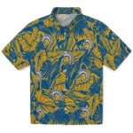 San Jose State Spartans Hawaiian Shirt - Monstera Layer | Hula Hawaiian Shirts