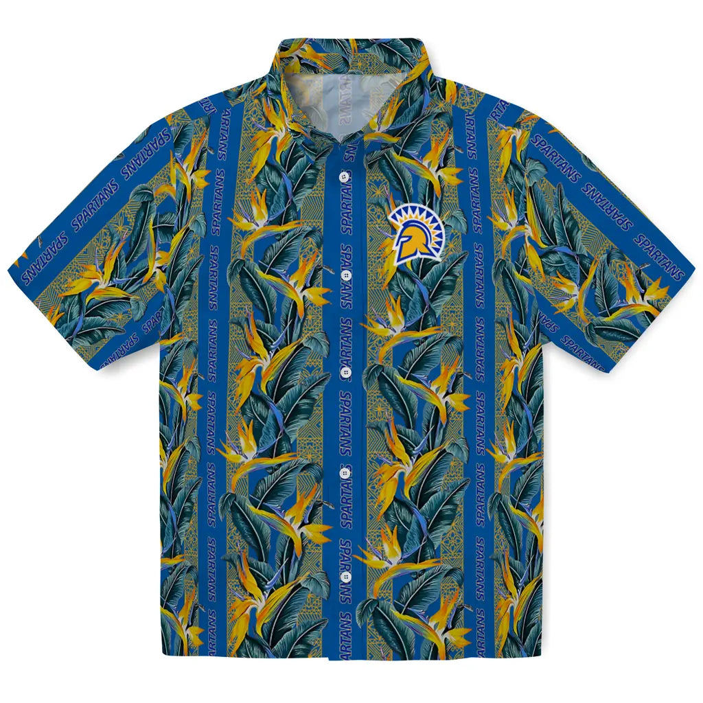 San Jose State Spartans Hawaiian Shirt - Paradise Vines | Hula Hawaiian Shirts