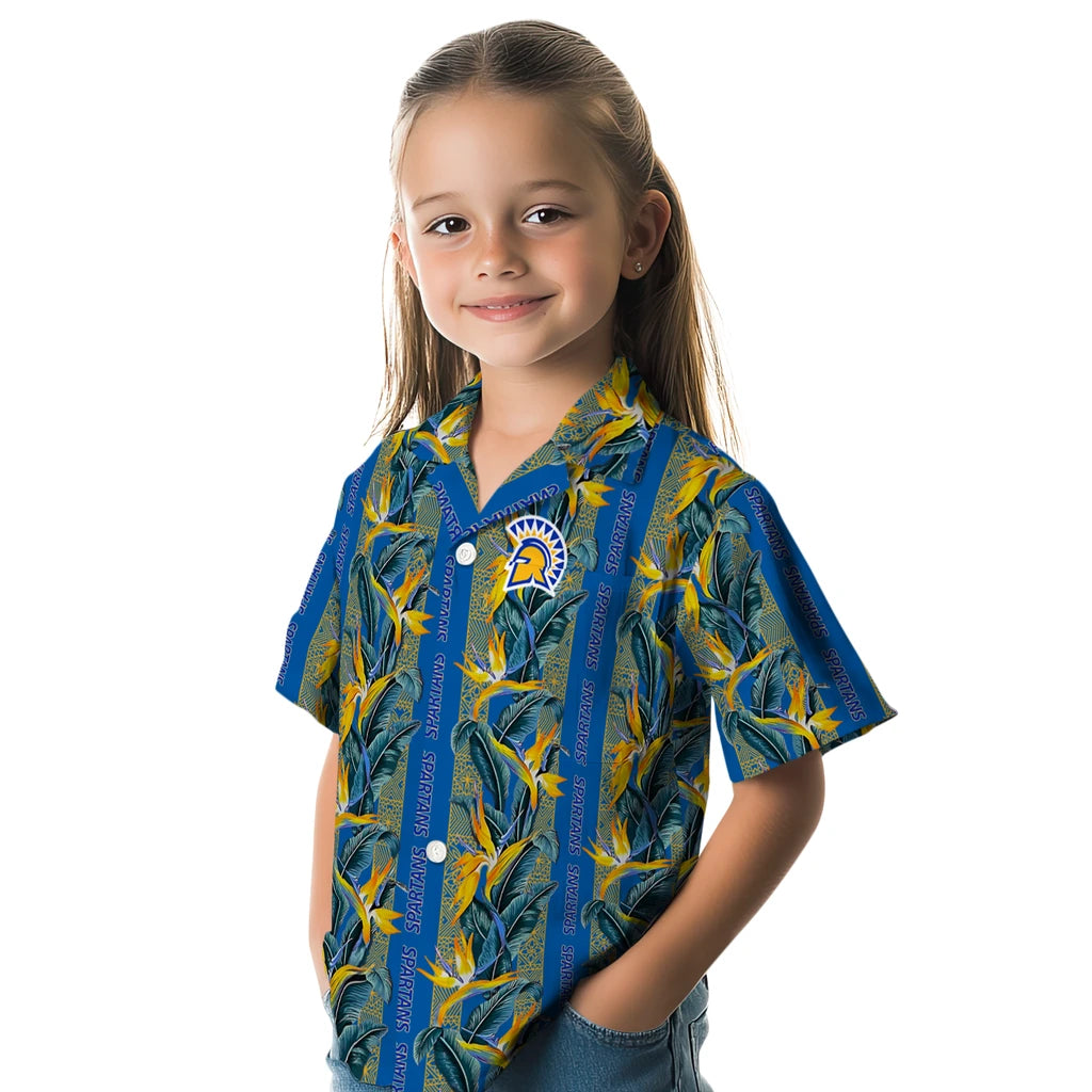San Jose State Spartans Hawaiian Shirt - Paradise Vines | Hula Hawaiian Shirts