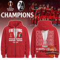 SC Freiburg UEFA Europa League Champions 2026 Zipper Hoodie - LeagueLockerGear