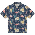 Seattle Kraken Hawaiian Shirt - Flamingo Hibiscus | Hula Hawaiian Shirts