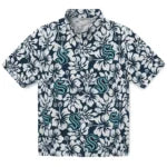 Seattle Kraken Hawaiian Shirt - Hibiscus Motif | Hula Hawaiian Shirts