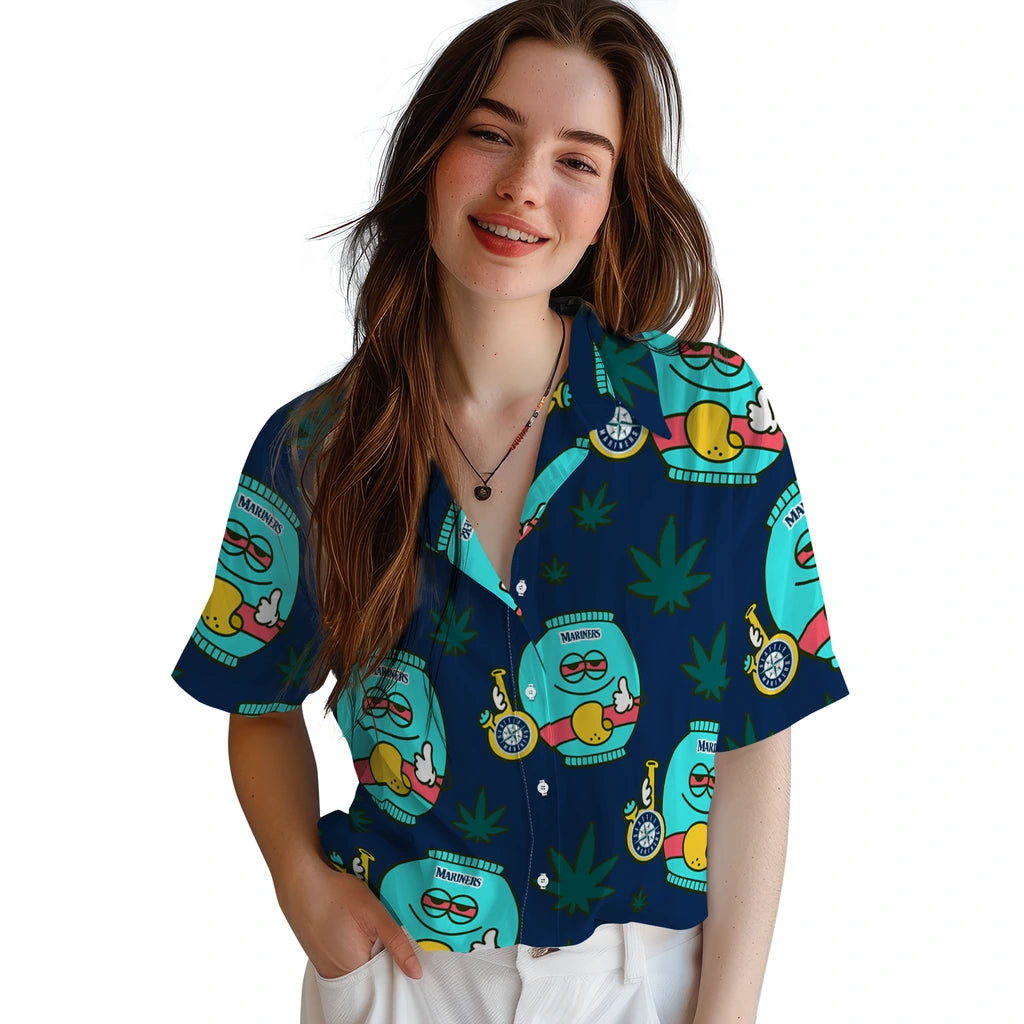 Seattle Mariners Hawaiian Shirt - Chill Vibe | Hula Hawaiian Shirts