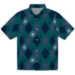 Seattle Mariners Hawaiian Shirt - Golfing Plaid | Hula Hawaiian Shirts