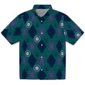 Seattle Mariners Hawaiian Shirt - Golfing Plaid | Hula Hawaiian Shirts