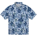 Seattle Mariners Hawaiian Shirt - Hibiscus Blooms | Hula Hawaiian Shirts
