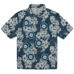 Seattle Mariners Hawaiian Shirt - Hibiscus Flowers | Hula Hawaiian Shirts