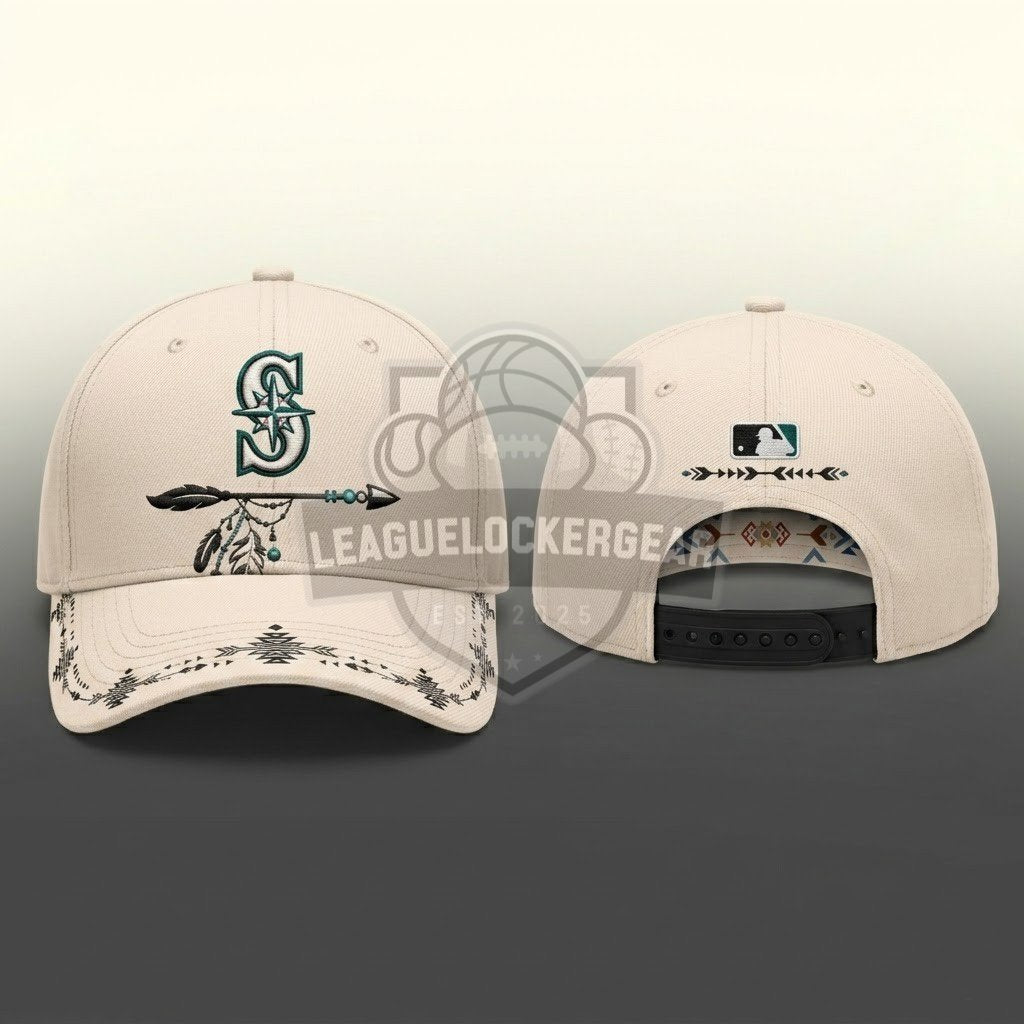 Seattle Mariners Native American Heritage Night Baseball Jersey - LeagueLockerGear
