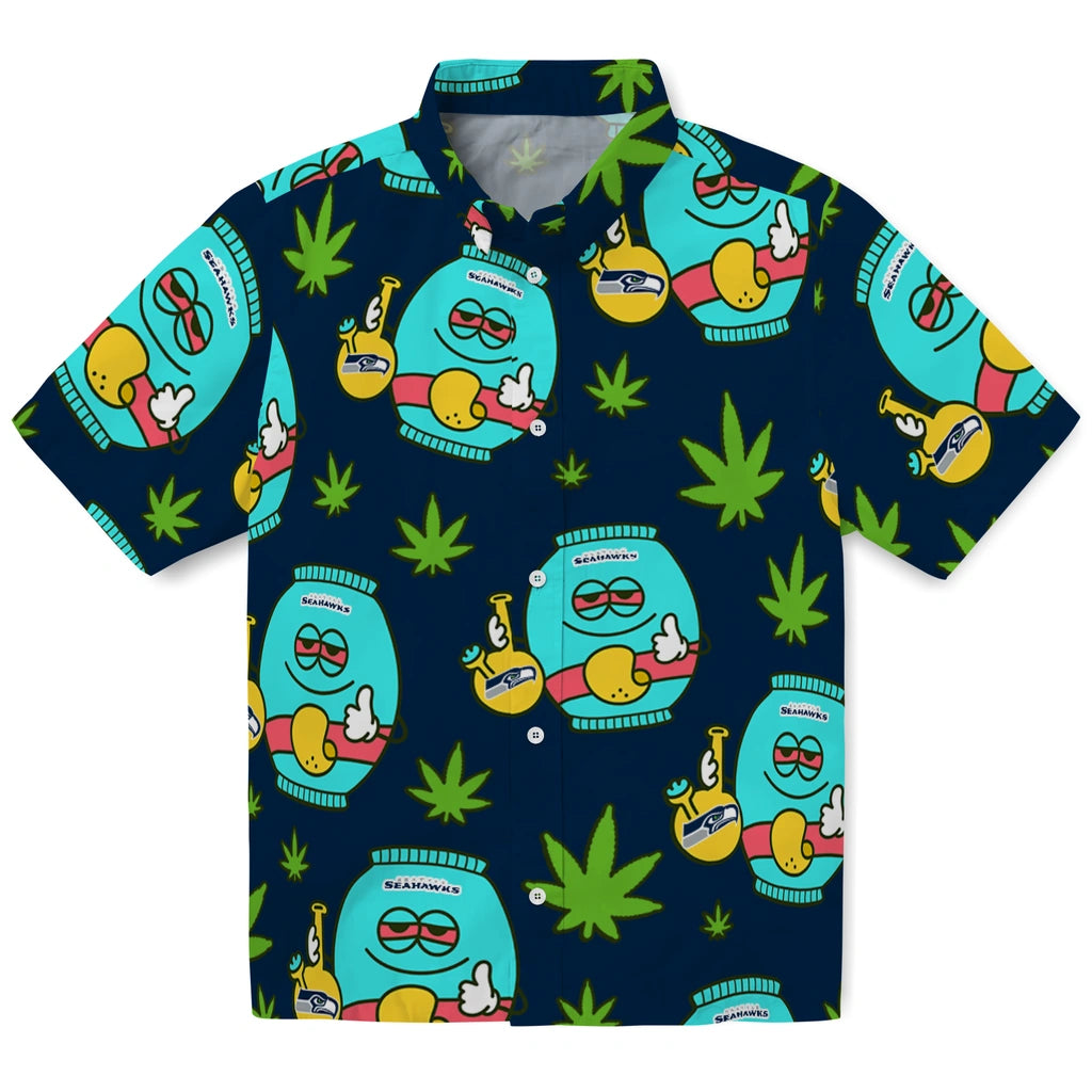 Seattle Seahawks Hawaiian Shirt - Chill Vibe | Hula Hawaiian Shirts