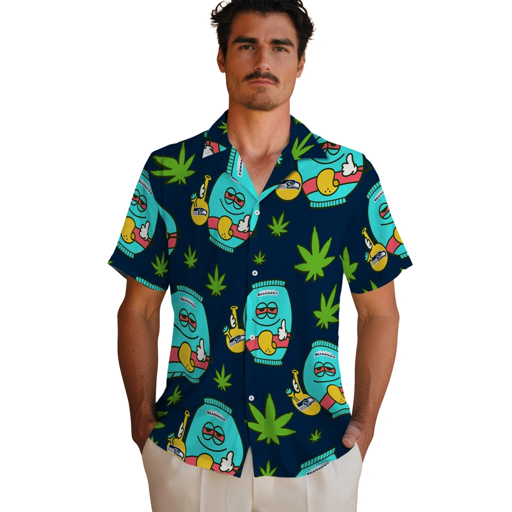 Seattle Seahawks Hawaiian Shirt - Chill Vibe | Hula Hawaiian Shirts