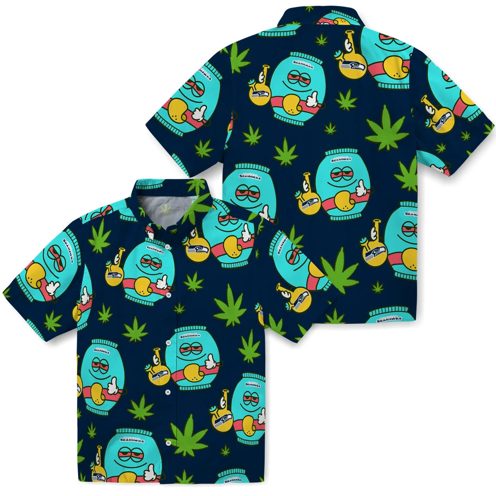 Seattle Seahawks Hawaiian Shirt - Chill Vibe | Hula Hawaiian Shirts