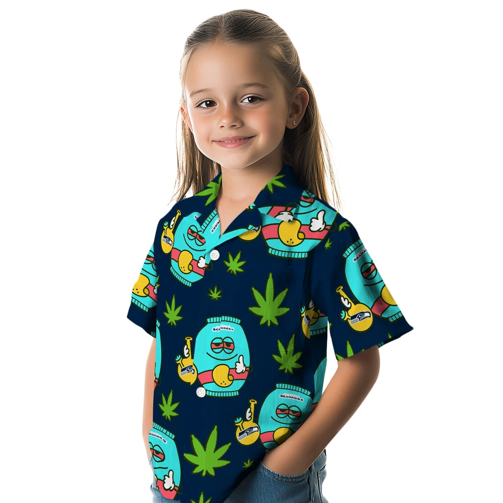 Seattle Seahawks Hawaiian Shirt - Chill Vibe | Hula Hawaiian Shirts