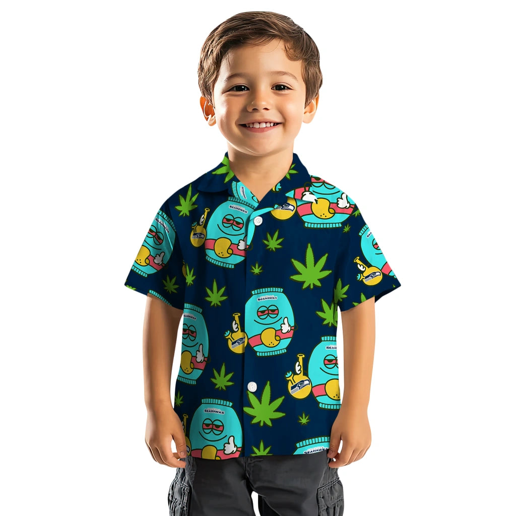 Seattle Seahawks Hawaiian Shirt - Chill Vibe | Hula Hawaiian Shirts
