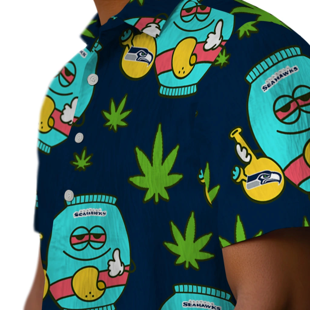 Seattle Seahawks Hawaiian Shirt - Chill Vibe | Hula Hawaiian Shirts
