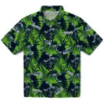 Seattle Seahawks Hawaiian Shirt - Hibiscus Exotic | Hula Hawaiian Shirts