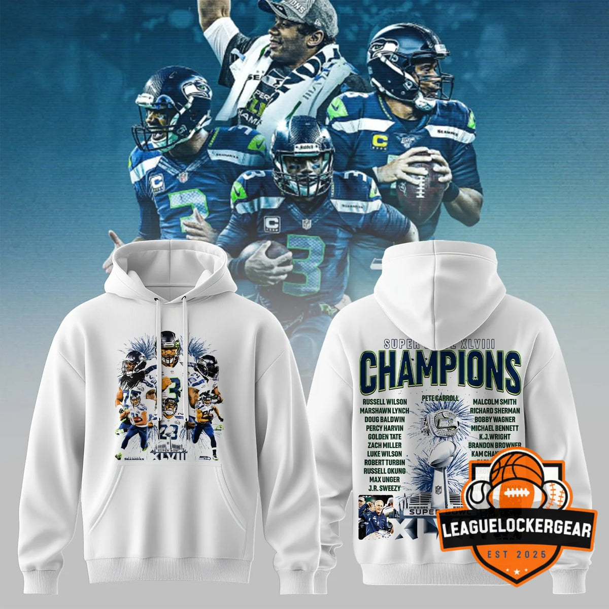Seattle Seahawks Russell Wilson A Legendary T-Shirt - LeagueLockerGear