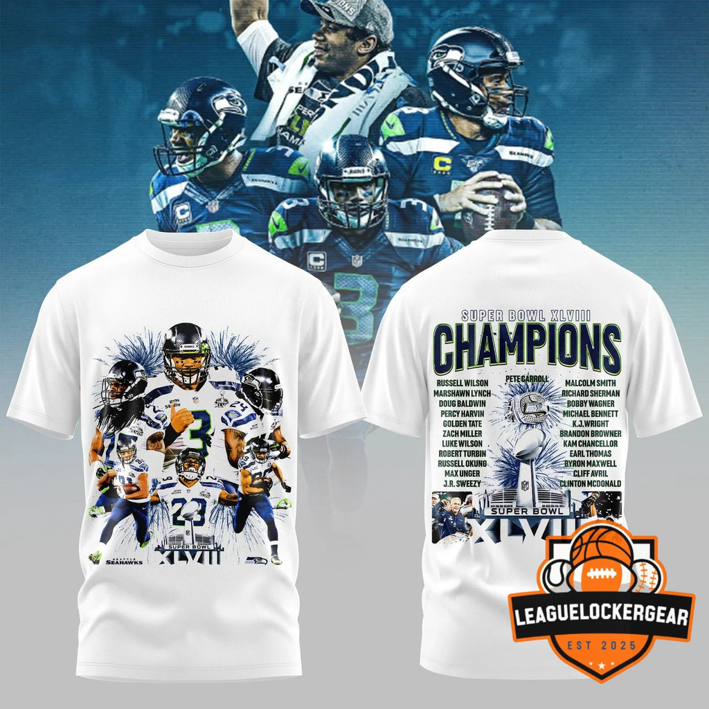 Seattle Seahawks Russell Wilson A Legendary T-Shirt - LeagueLockerGear