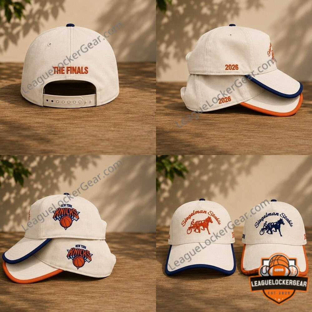 Siegelman Stable x New York Knicks NBA Finals 2026 Cap - LeagueLockerGear