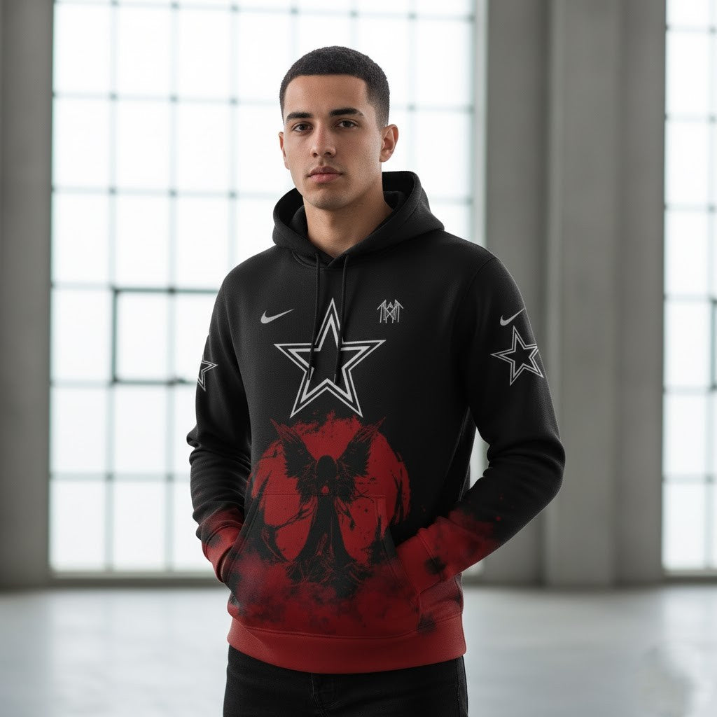 Dallas Cowboys x Sleep Token Even in Arcadia Tour Merch NFL Hoodie - Exclusive 2025 Collectible Apparel - LeagueLockerGear
