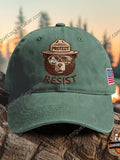 Smokey Bear Protect Resist Environmental Baseball Cap - LeagueLockerGear