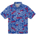 SMU Mustangs Hawaiian Shirt - Hibiscus Oasis | Hula Hawaiian Shirts