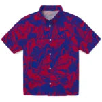 SMU Mustangs Hawaiian Shirt - Monstera Layer | Hula Hawaiian Shirts