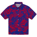 SMU Mustangs Hawaiian Shirt - Monstera Layer | Hula Hawaiian Shirts