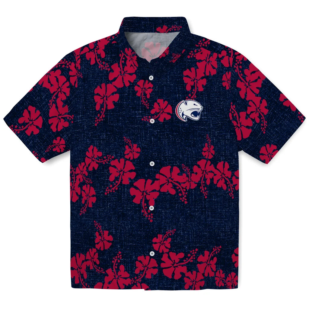 South Alabama Jaguars Hawaiian Shirt - 50th State Flower | Hula Hawaiian Shirts