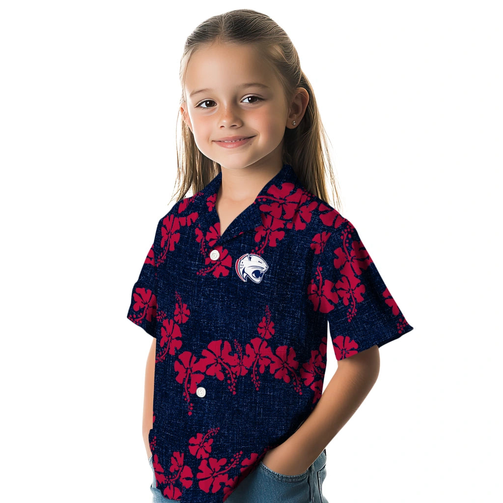 South Alabama Jaguars Hawaiian Shirt - 50th State Flower | Hula Hawaiian Shirts