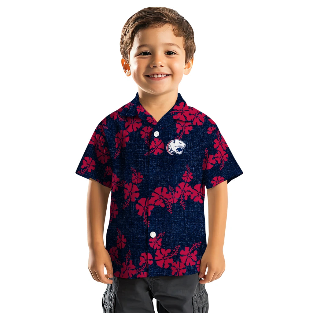South Alabama Jaguars Hawaiian Shirt - 50th State Flower | Hula Hawaiian Shirts