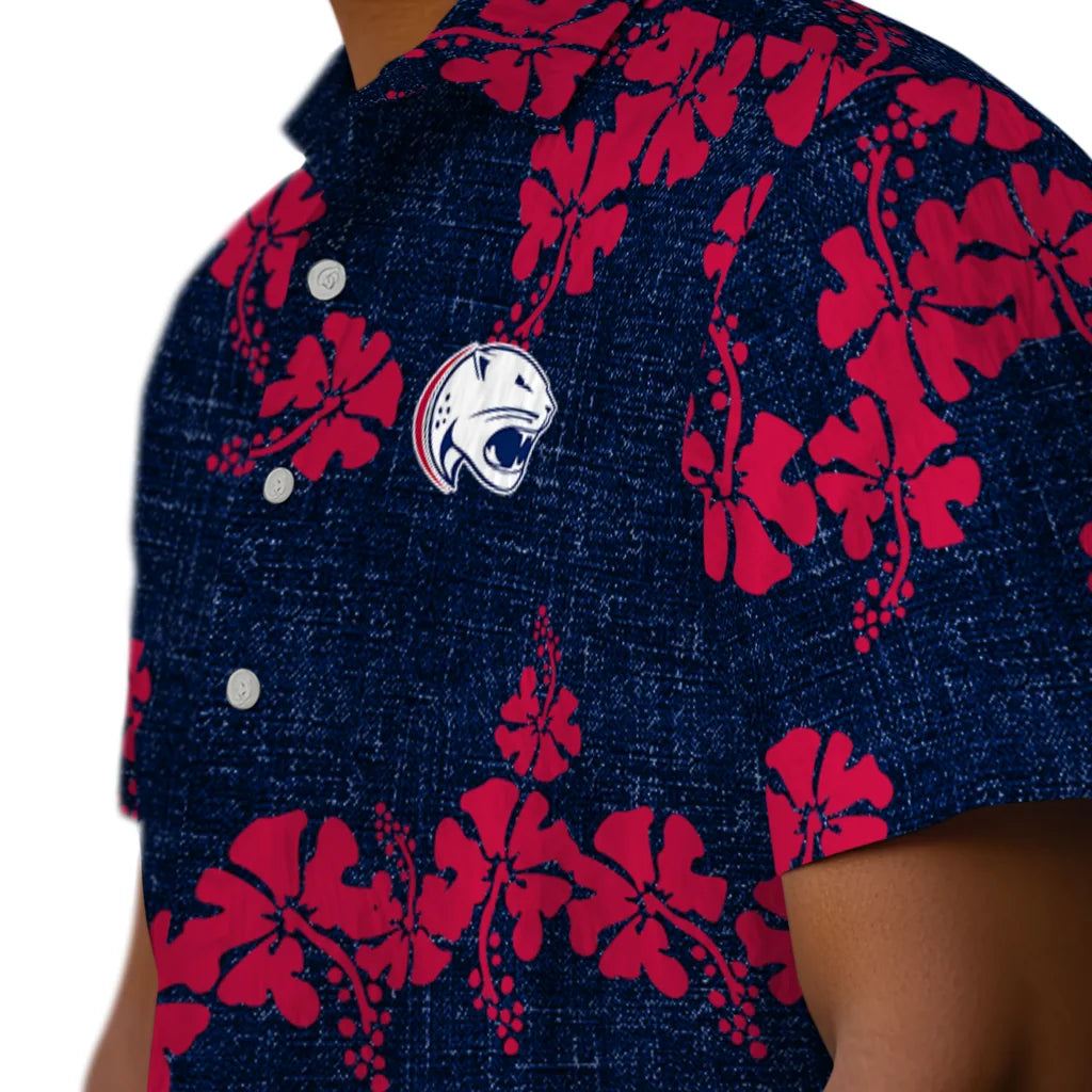 South Alabama Jaguars Hawaiian Shirt - 50th State Flower | Hula Hawaiian Shirts
