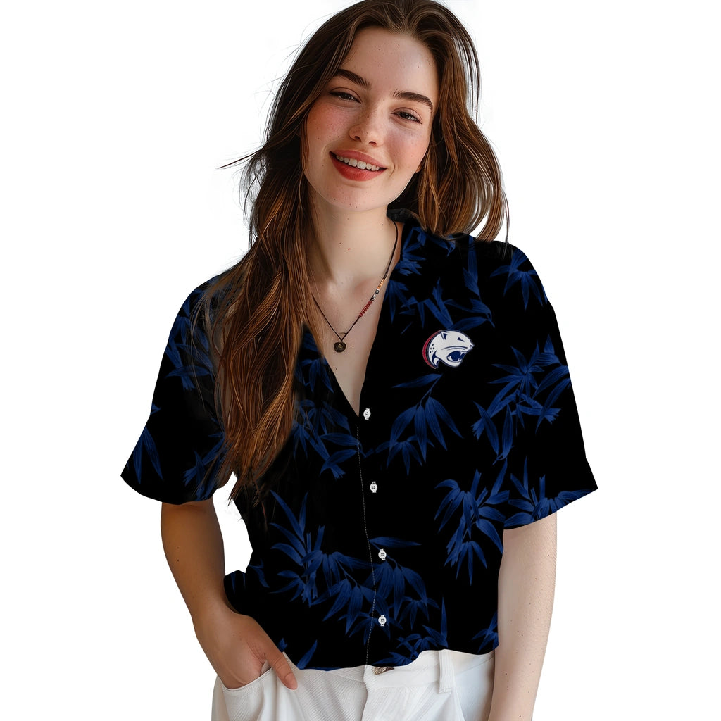 South Alabama Jaguars Hawaiian Shirt - Bamboo Branches | Hula Hawaiian Shirts