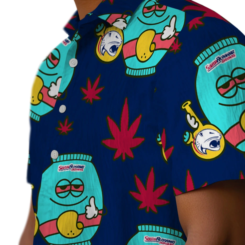 South Alabama Jaguars Hawaiian Shirt - Chill Vibe | Hula Hawaiian Shirts
