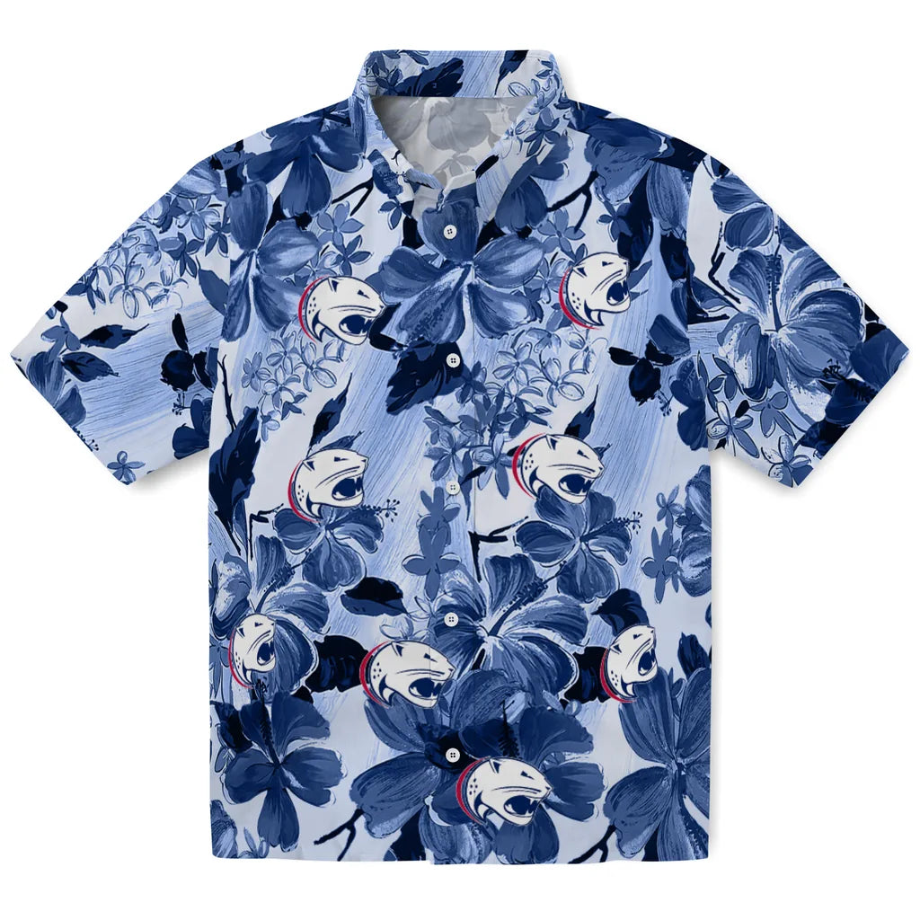 South Alabama Jaguars Hawaiian Shirt - Hibiscus Arrangement | Hula Hawaiian Shirts