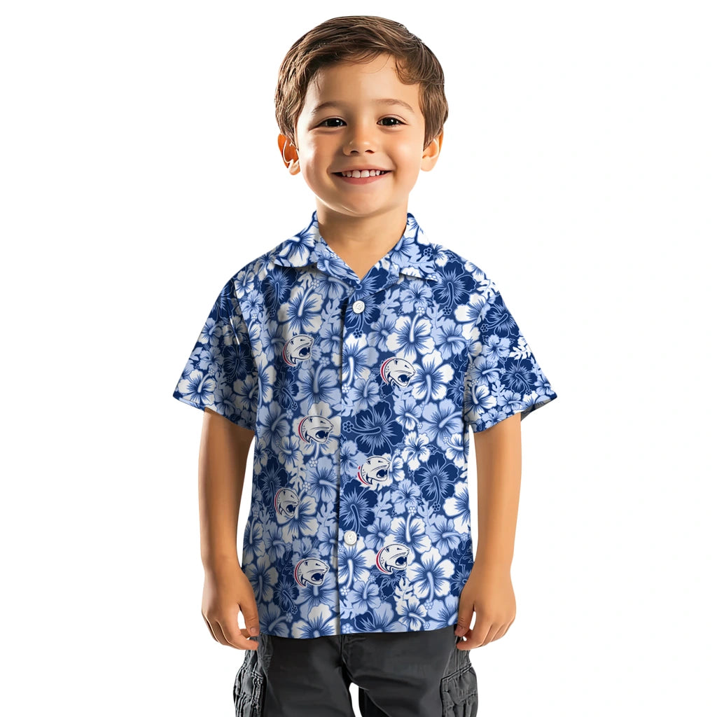 South Alabama Jaguars Hawaiian Shirt - Hibiscus Blooms | Hula Hawaiian Shirts