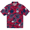 South Alabama Jaguars Hawaiian Shirt - Palm Sunset | Hula Hawaiian Shirts