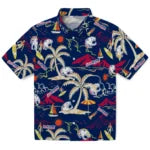 South Alabama Jaguars Hawaiian Shirt - Palm Tree Island | Hula Hawaiian Shirts