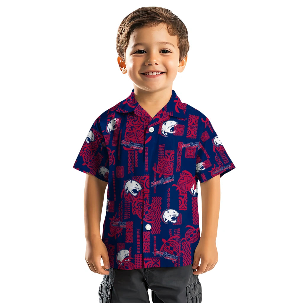 South Alabama Jaguars Hawaiian Shirt - Turtle Lines | Hula Hawaiian Shirts