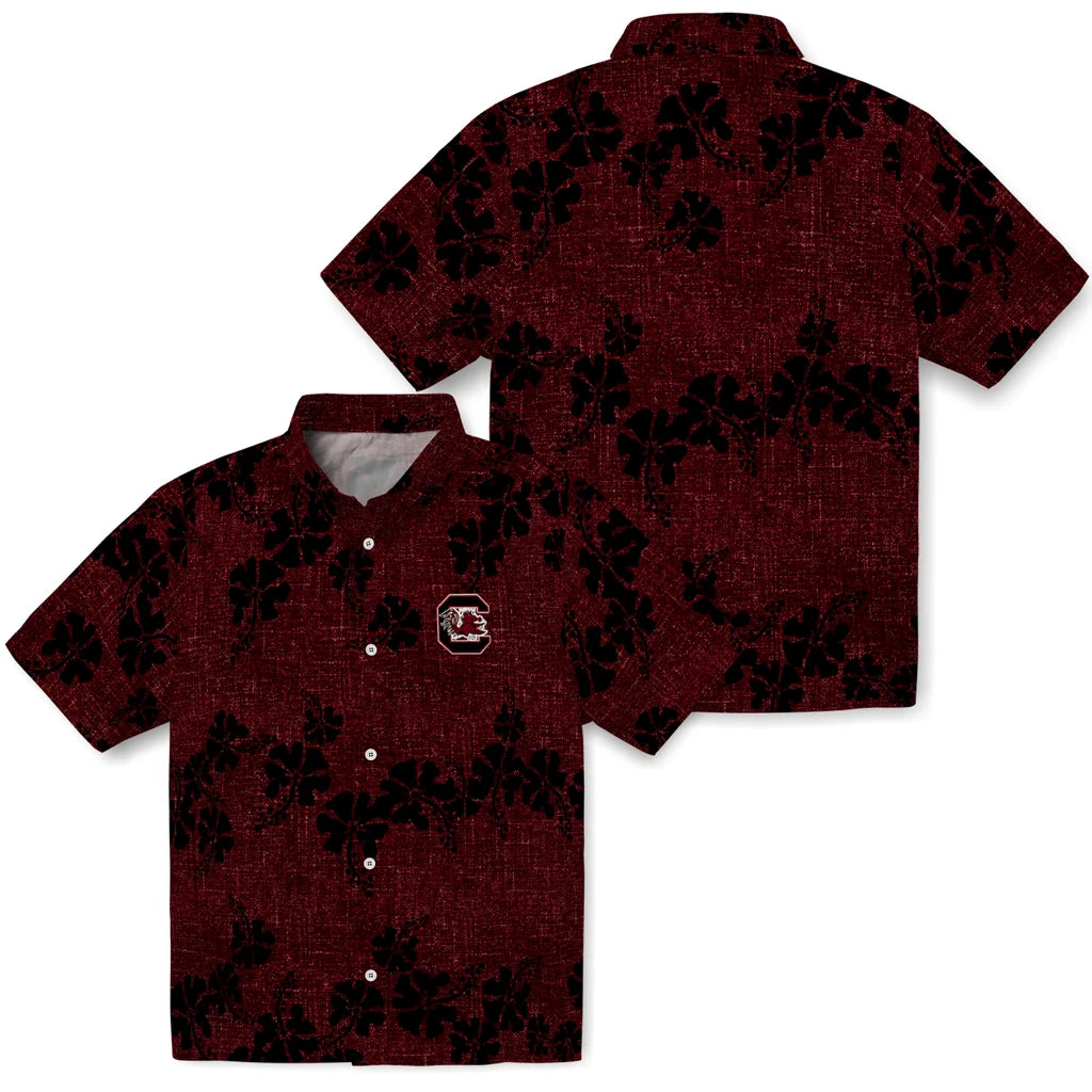 South Carolina Gamecocks Hawaiian Shirt - 50th State Flower | Hula Hawaiian Shirts