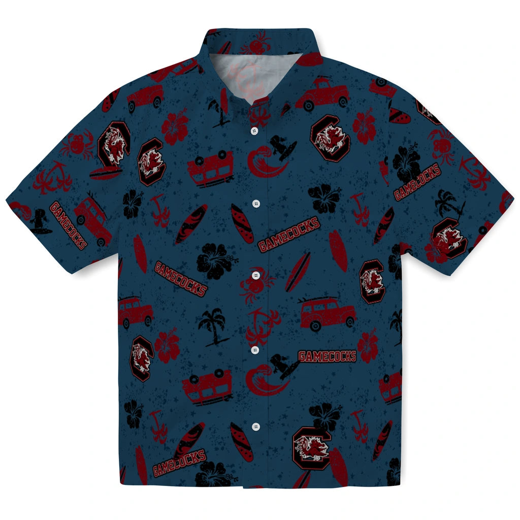 South Carolina Gamecocks Hawaiian Shirt - Beach Vibe | Hula Hawaiian Shirts