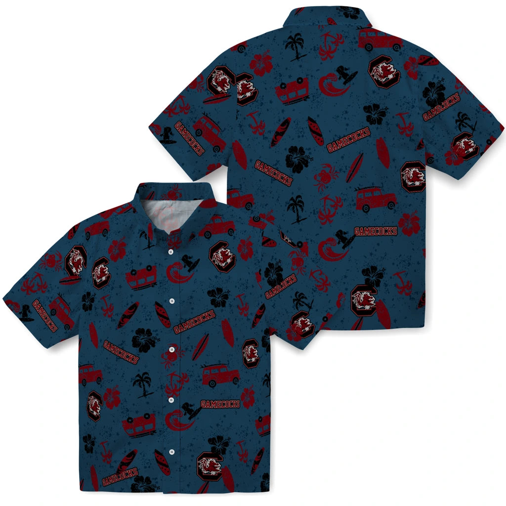South Carolina Gamecocks Hawaiian Shirt - Beach Vibe | Hula Hawaiian Shirts