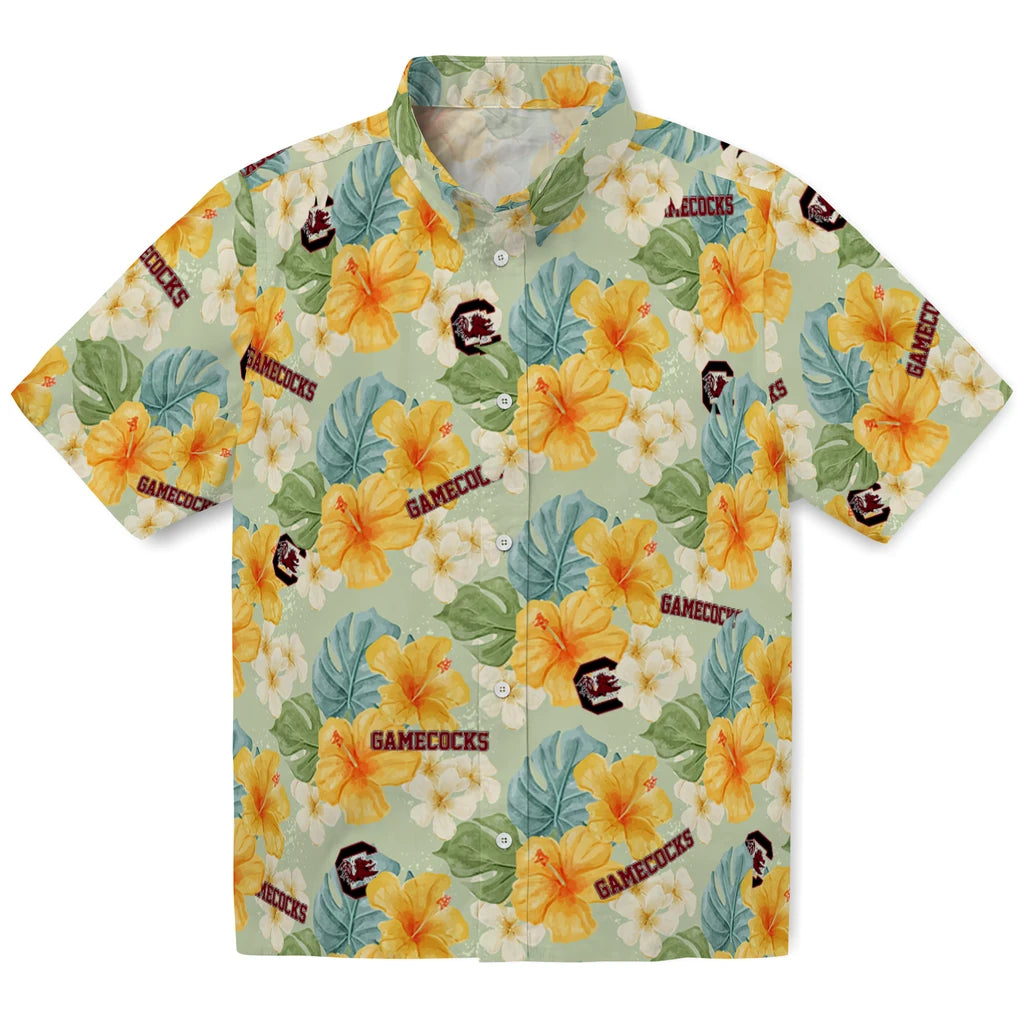 South Carolina Gamecocks Hawaiian Shirt - Hibiscus Mood | Hula Hawaiian Shirts
