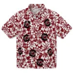 South Carolina Gamecocks Hawaiian Shirt - Hibiscus Motif | Hula Hawaiian Shirts