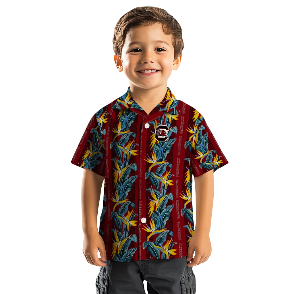 South Carolina Gamecocks Hawaiian Shirt - Paradise Vines | Hula Hawaiian Shirts