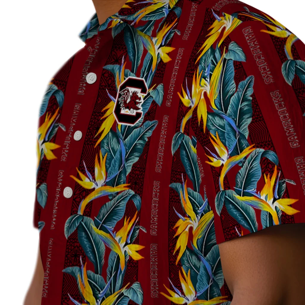 South Carolina Gamecocks Hawaiian Shirt - Paradise Vines | Hula Hawaiian Shirts