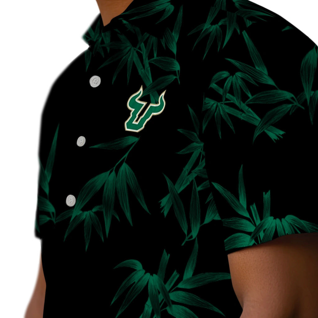 South Florida Bulls Hawaiian Shirt - Bamboo Branches | Hula Hawaiian Shirts