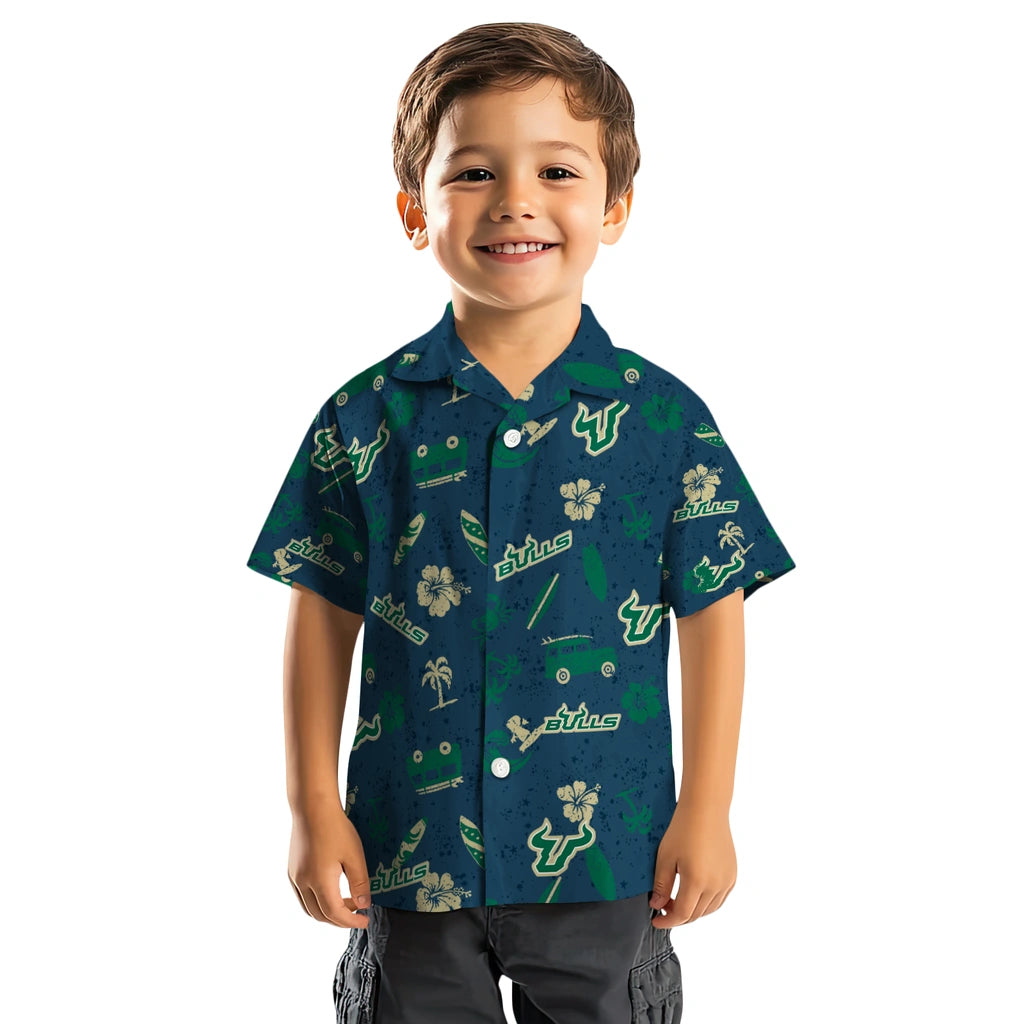 South Florida Bulls Hawaiian Shirt - Beach Vibe | Hula Hawaiian Shirts