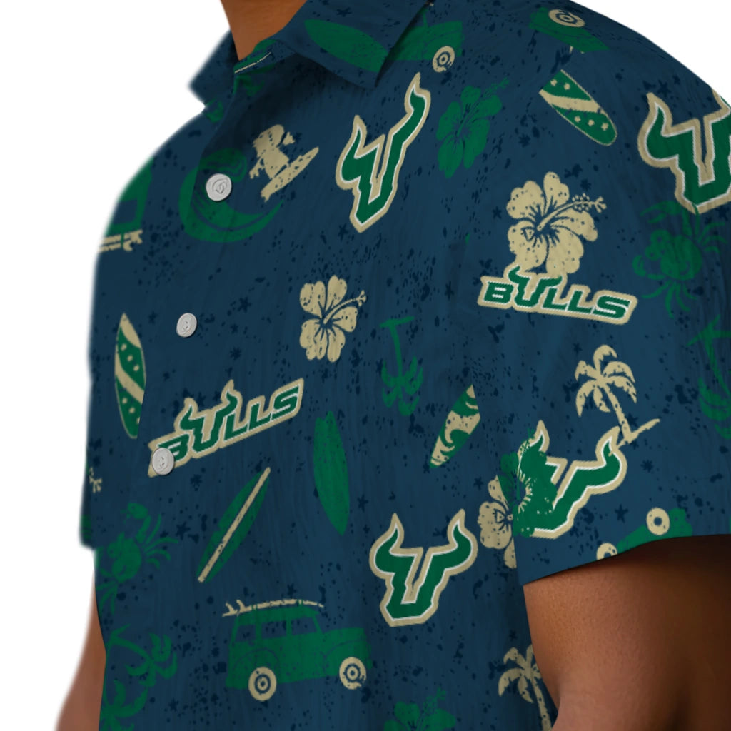South Florida Bulls Hawaiian Shirt - Beach Vibe | Hula Hawaiian Shirts