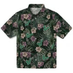 South Florida Bulls Hawaiian Shirt - Hibiscus Leaves Pattern | Hula Hawaiian Shirts