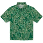 South Florida Bulls Hawaiian Shirt - Leaf Outline | Hula Hawaiian Shirts